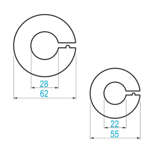 CP PVC Apollo maske za radijatorske cevi
