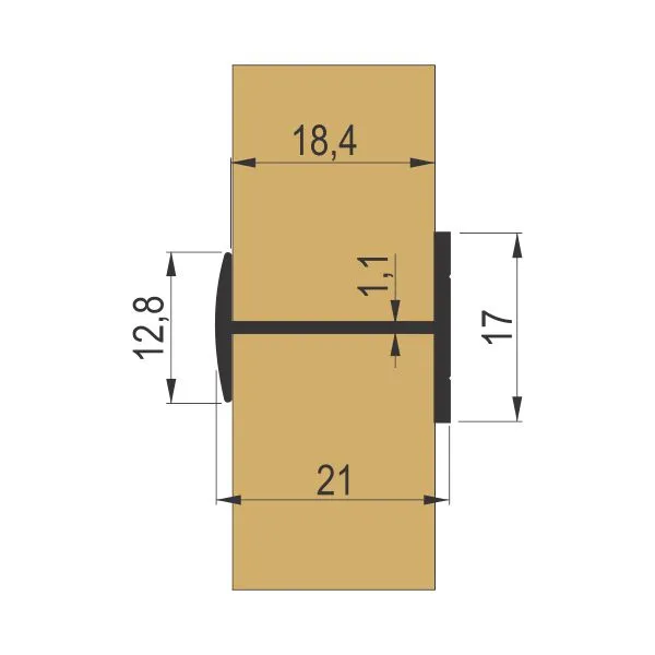 VP 1026 H pregradni profil