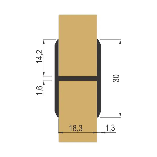 VP 1027 C pregradni profil