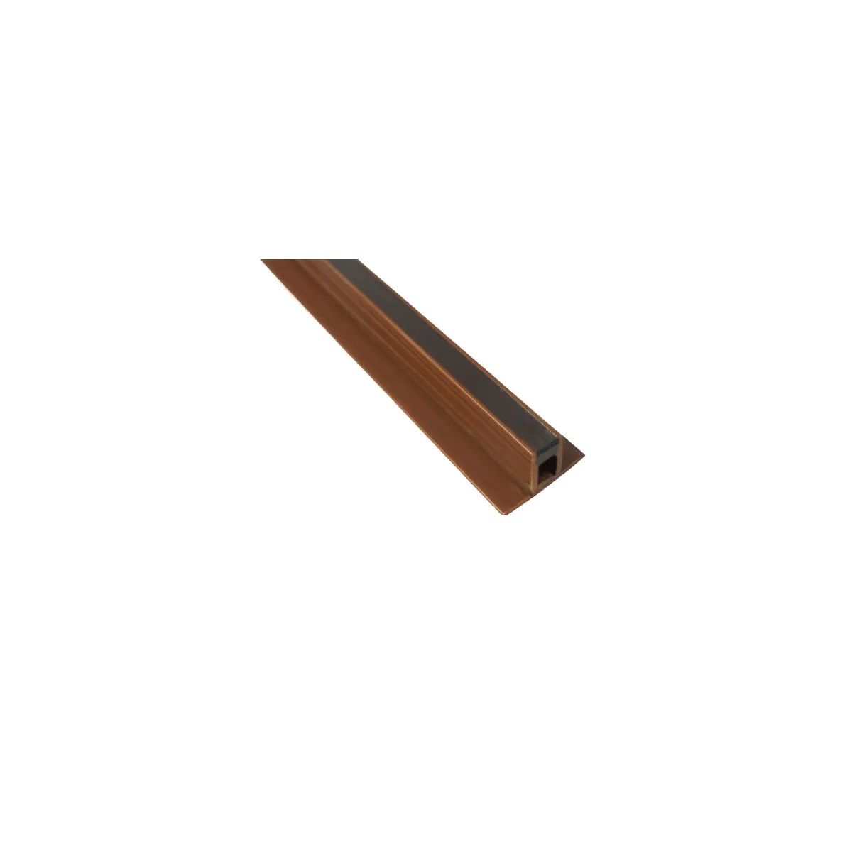 DIL U PVC profil H=9mm-braon-T