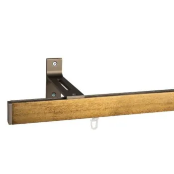 GF01 FLAT 1-channel AL curtain rod 3.0m matte gold