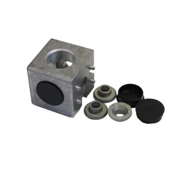 SIGMA 3-arm cube connector 45x45 Zamak