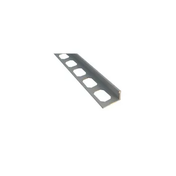 KG AL flat profile H=15mm polished silver