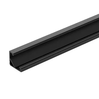 LED CORNER 16/18 AL BLACK L=2.5m