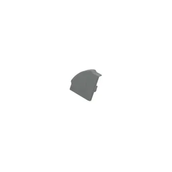 LED CORNER 3729 end cap gray PVC