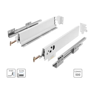OKL F slide soft-close 500 white N GTV