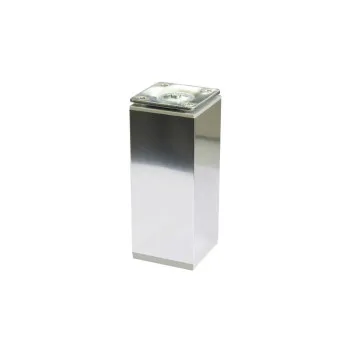 ON D leg 40x40 gray fitting 10cm AL polished silver