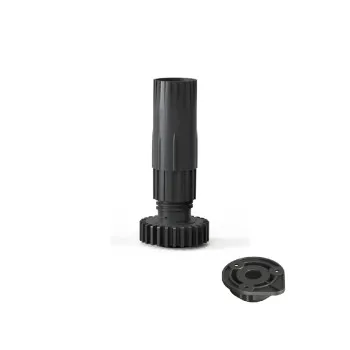 ABS leg 10cm Lockey black MS