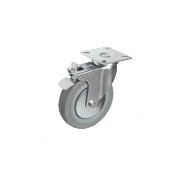 OT R fork caster Ø125/brake MF