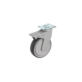 OT R fork caster Ø125 TPR/brake MF