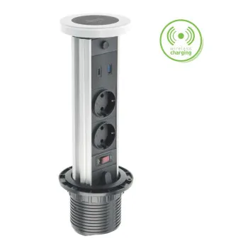 OU utič.CAMINO 2x,usb,WIFI bel