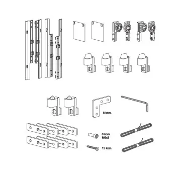 SS BETA 380 set za 2 vrata TS