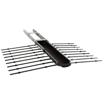 UP double-sided trouser rack multi chocolate