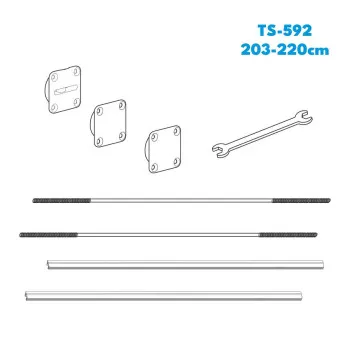 ZAT Zat.vrata 592 203-220cm TS