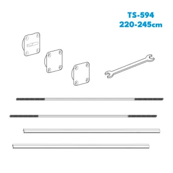 ZAT Zat.vrata 594 220-245cm TS