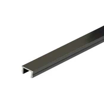 TK cover-glass 10mm L=3m AL BLACK