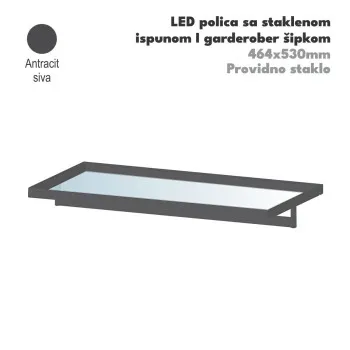 UPGS LED pol.sa šip./A 464x530