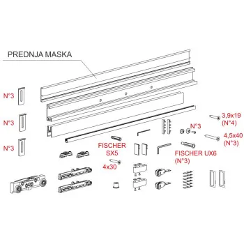 PVS MAGIC set 1,1m-maska AL