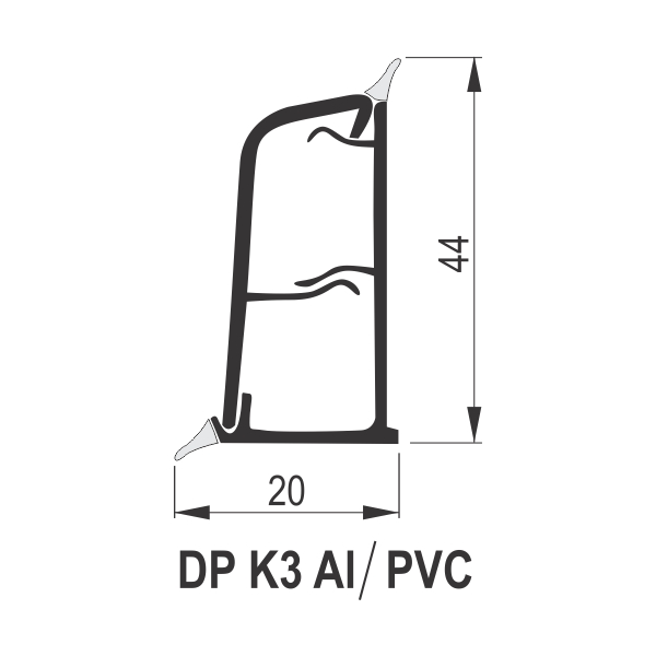 DP K3-K4 diht profili za radne ploče