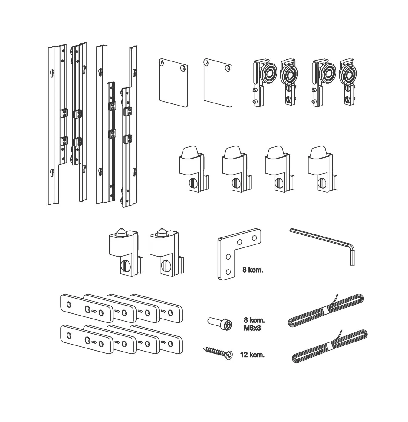 SS BETA 460 set za 2 vrata TS