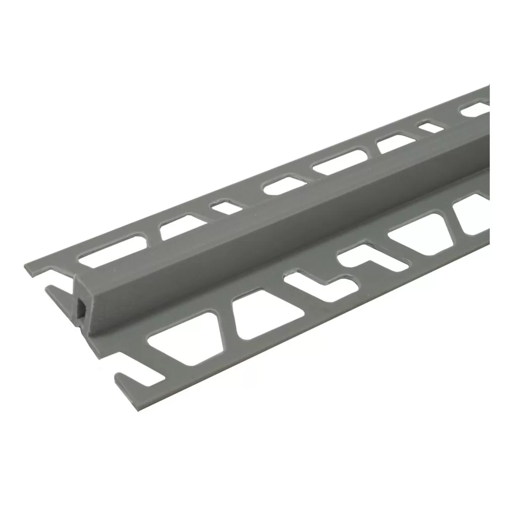 DIL U PVC profil H=15mm-siv AR