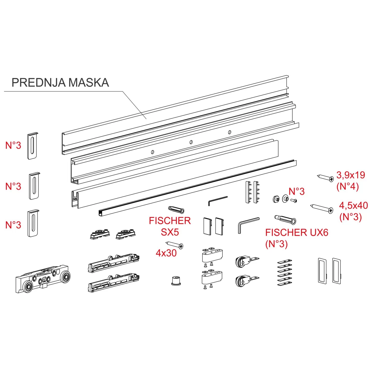 Magic kliz.meh. 110cm- Maska