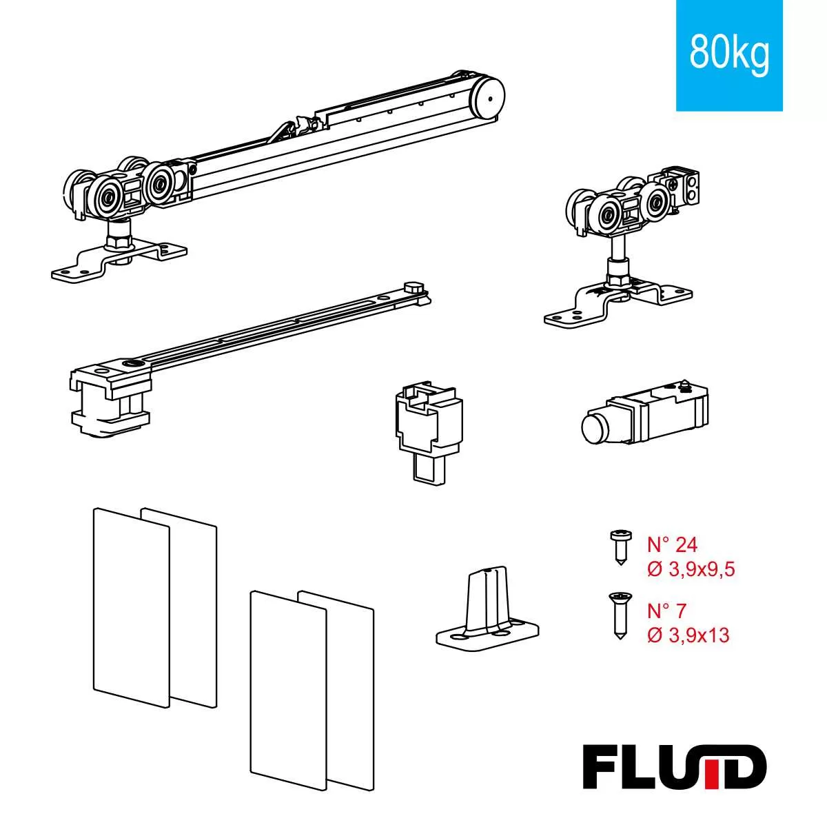 PVD TS-SELFIE mehanizam 80kg FLUID