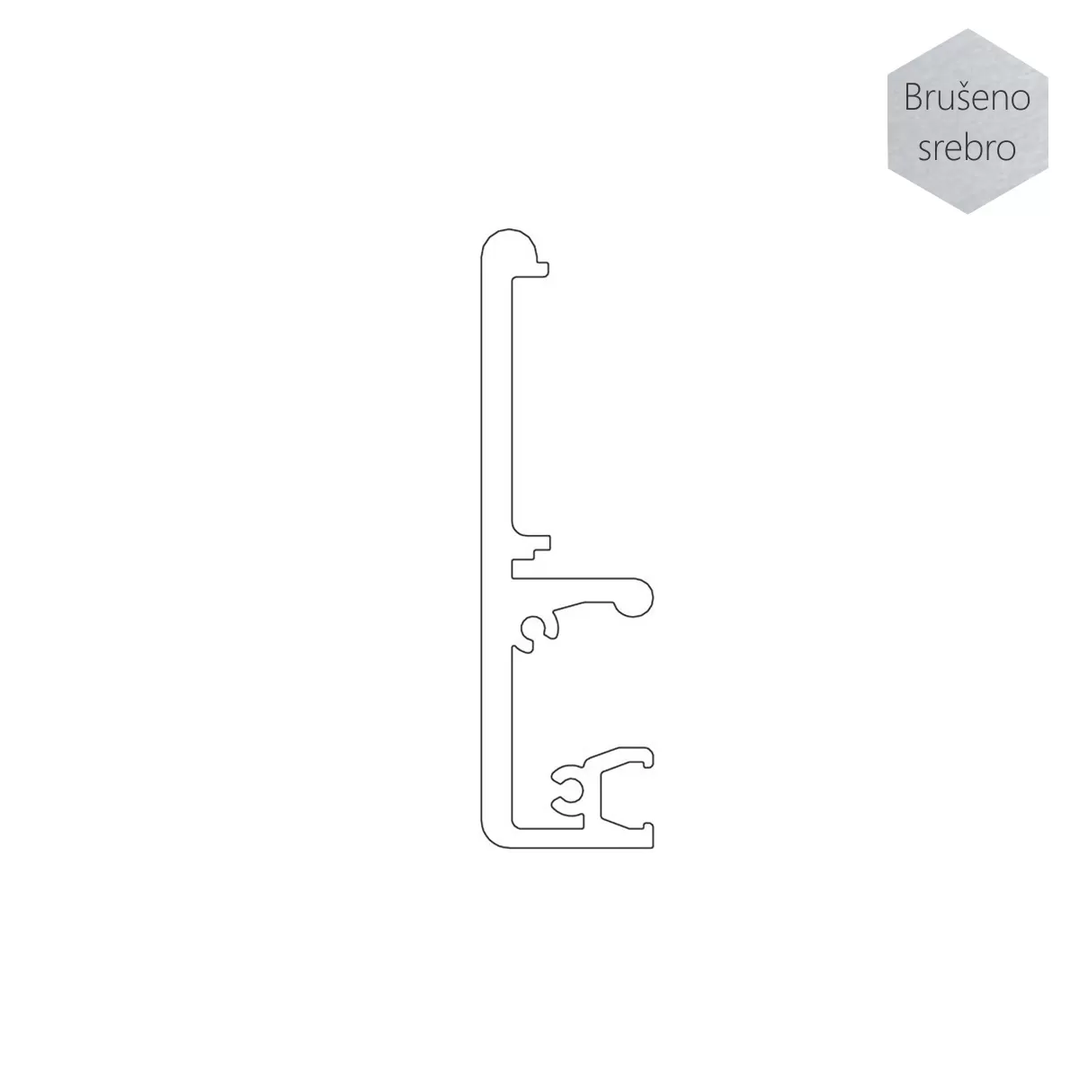 PVD DIVA Fluid poklopac šine TS