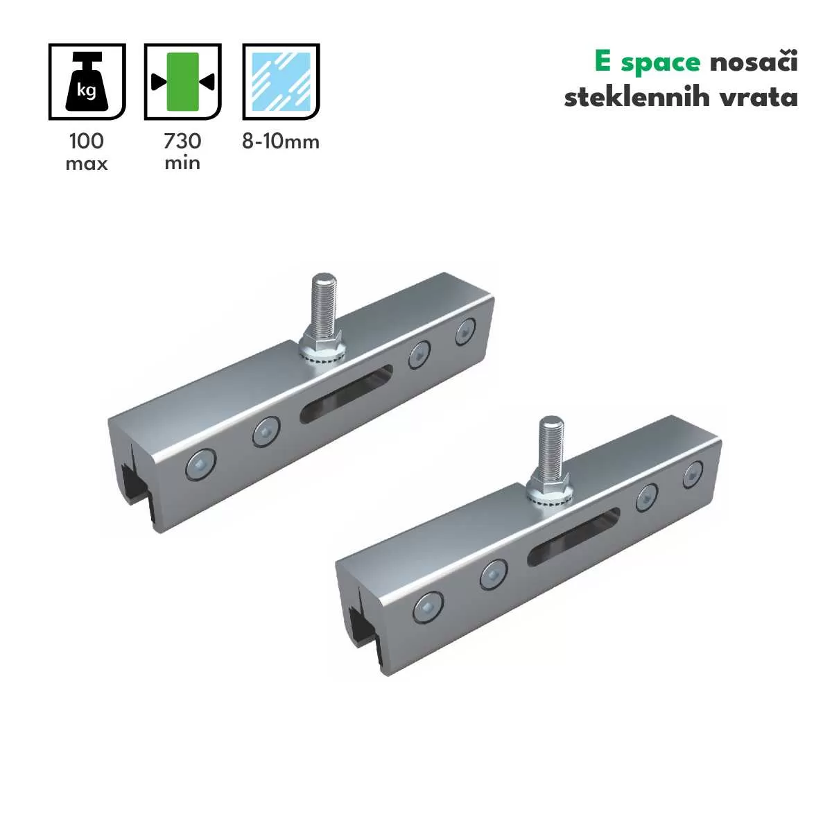 E Space nosači stakla 8-10mm