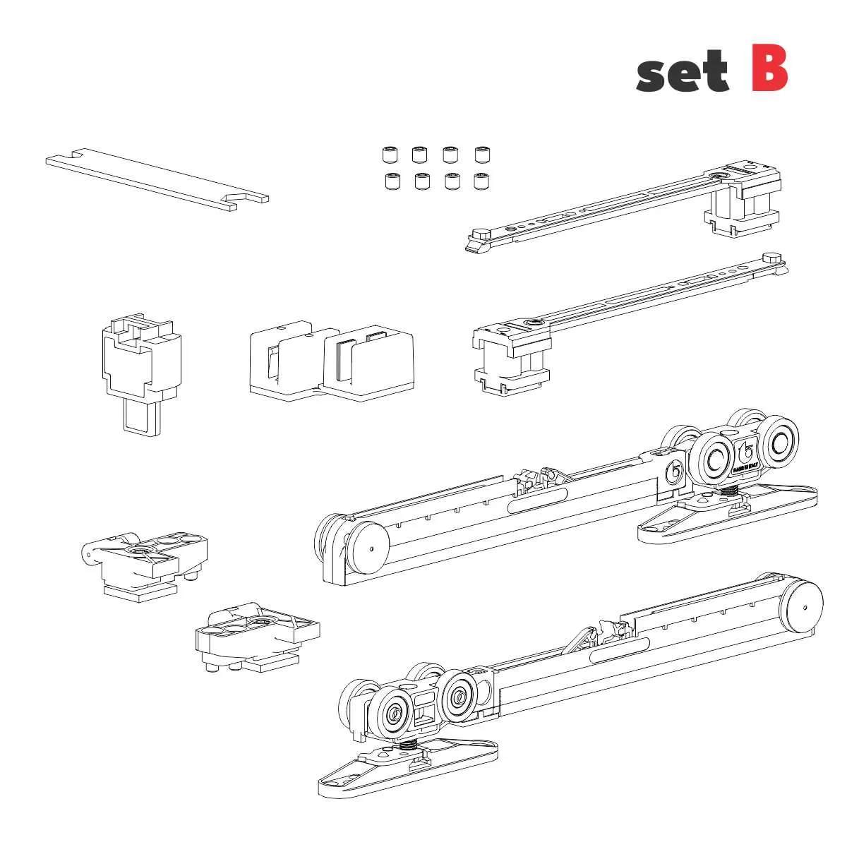 Vetro 40 Drag Fluid set meh. B